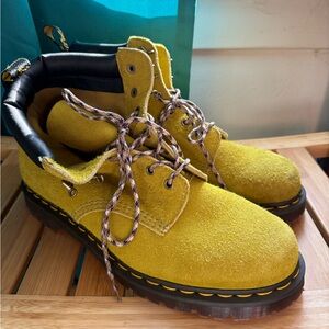 Lime green Dr Marten Suede Men's Boots
